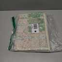 MUJOO 2x3 Washable Rug,Floral Small Area Rugs for Bathroom Entryway Entry Bedroom Bedside,Boho Front Door Mat Indoor Entrance Throw Carpet Neutral Vintage Non Slip Ultra-Thin Light Green and Beige