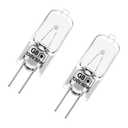 Podoy WB08X10051 WB08X10057 Microwave Oven Light Bulb Compatible with GE Over Range Microwave Hoods, Kitchen Over Stove Light, 130V 50W G8 Halogen Bulb, 950 Lumens Bright Oven Hood Light (Pack of 2)