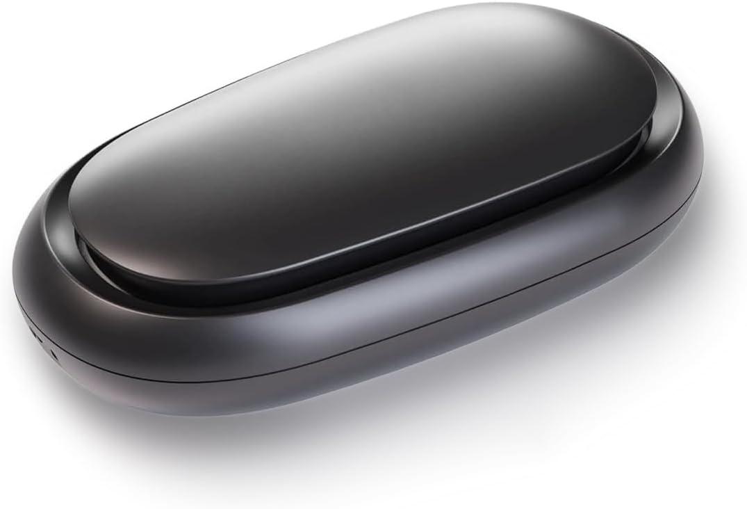 Travel Mini Diffuser for Essential Oils Multifunction Waterless Mini Car Aromatherapy Diffuser for Room Office Bedroom(Black)