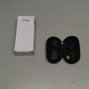 Elec Space Wireless Mini Finger Mouse - Silent Dual-Mode Bluetooth & 2.4GHz, Ergonomic Portable PC Mice with Case, Compatible with MacBook and Chromebook (Black)