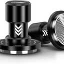 IKAPE 53.3MM V6 Impact Espresso Tamper with Sound Feedback, 15lb/30lb Interchangeable Springs, Espresso Low-Profile Tamper with Triple-spring System, Fits 54mm portafilters (Mini)