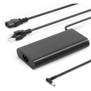 200W Omen Charger Compatible with HP OMEN Gaming 15 17 ZBook 17 15 15u Studio G9 G10 17-ab 17-cd 16-a 16-ab 15-cb 15-dk 15-bc 15-ec 15-cx Victus 15 17 TPN-DA10 Power Cord