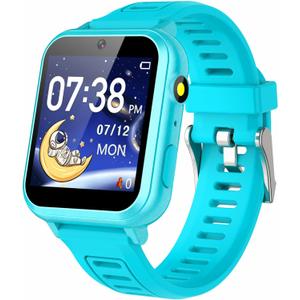 Cosjoype Kids Smart Watches Girls Boys HD Touchscreen Kids Watch with 24 Puzzle Games Camera Music Player Flashlight Alarm Clock Calculator 12/24hr Girls Watch Gift for 4-12 Year Old Kids