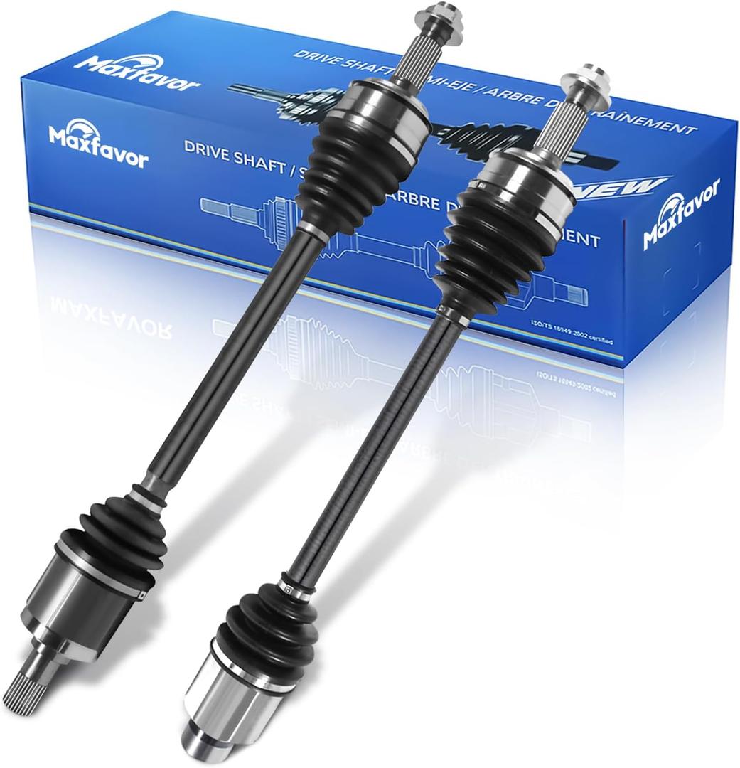 Maxfavor CV Axles Front Replacement for Honda Odyssey 2005 2006 CV Axles Truck Van 3.5L 6Cyl, FWD LH RH Driver and Passenger CV Axle Shaft Assembly Front Pair, Set of 2