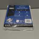 Degrees of Comfort Pillow Protectors (Set of 2) - Hypoallergenic, Water Resistant, Zippered Dust Allergy & Bed Bug Proof Pillow Cover, Cotton Terry with 3M Scotchgard, King Size, 21x37