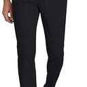 GINGTTO. Mens Dress Pants Slim Fit Stretch Fashion Plaid Pant Skinny Leg Black 33W. 32L