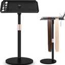 Hair Extension Holder Braiding Rack Stand  Adjustable Height Tripod Hair Organizer for Braiding Hair, Wigs, Extensions, Tinsel & Bangs | Portable Storage Display for Salon, Barber Shop & Home Use