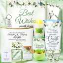 13PCS Self Care Gifts for Women, Christian Gifts for Women Faith, Birthday Gifts Get Well Soon Gifts Basket,Care Package Gifts for Mom Wife Her Sister Best Friends, Mothers Day Gifts for Mom (Sage Green)