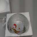 PHITRIC Christmas Decorations Indoor, 3 pcs Sparkling Snowman Globes with LED Lights and Timer, Tabletop Xmas Decor for Fireplace, Table, Home Decor Indoor