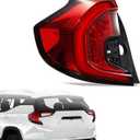 Tail Lights Compatible with GMC Terrain SLE/SLT/AT4 2022 2023 2024 Tail Lamp w/Black Trim Rear Outer Taillights Left Driver Side Replace GM2804150 87838559