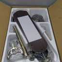 52 Inch Indoor Ceiling Fan with Pull-Chain and Three LED Light Bulbs Base, Traditional 3-Speeds Reversible Blades Ceiling Fan (Antique)