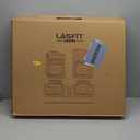 LASFIT Floor Mats for Ford F250 F350 F450 2017-2026 Crew Cab Front Bucket Seat | Rear W/Fold-Flat Storage Carpet Floor Super Duty All Weather Protector TPE Car Floor Liner, 1st & 2nd Row, 3pcs Black