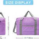 For Spirit Airlines Personal Item Bag 18x14x8 Foldable Carry on Bags for Airplanes Travel Duffel Bags for Women and Men