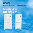 POOLPURE FS-2005 DE Grid Pool Filter Replace FNS Plus 60, 59003000, Jandy DEL/DEV60, Hayward DE6020, DEX6000DA, DE6000, PFS3060, FC-9550, PG-1905, FG-1005, 60 Sq.Ft, 30" High, 7 Full+1 Partial