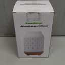 InnoGear Aromatherapy Diffuser, 150ml Ceramic Diffuser Mother's Gift Ultrasonic Humidifier Cool Mist Essential Oil Diffusers for Home Air Diffuser with 2 Mist Modes Waterless Auto Off, White