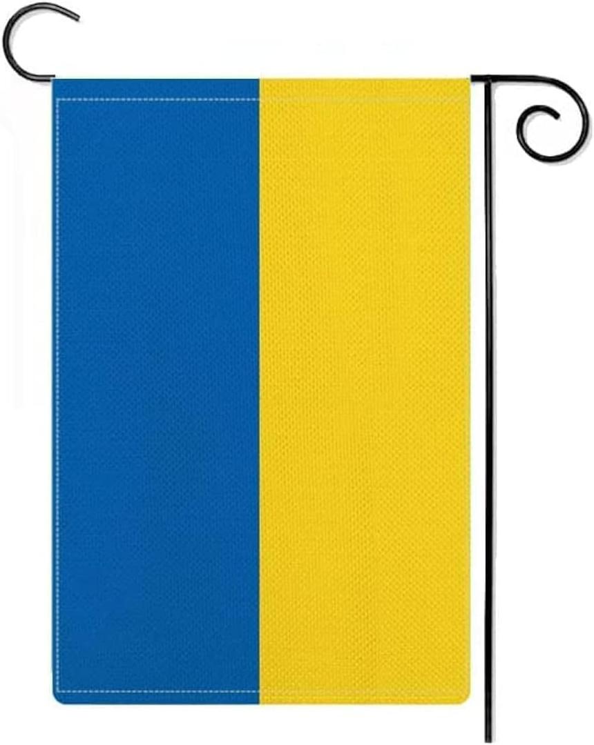 3 x Nationality Region Ukraine Flag, Ukraine Ukrainian Garden Flags, Nation International Flag World Country Flags Indoor and Outdoor Flags,Cotton linen Double-Sided.