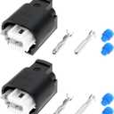 OTOTEC 2Pcs 2 Pin Water Temperature Sensor Connector Plug Compatible with BMW Mini Cooper