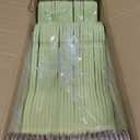 SONGMICS Velvet Hangers, Set of 50 Clothes Hanger with Rose Gold Swivel Hook, Non-Slip, and Space-Saving, 0.2-Inch Thick, 17.1-Inch Long for Coat, Shirt, Dress, Pants, Tie, Lime Green UCRF021GR50