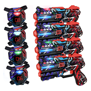 Laser Tag Guns Set of 4 Laser Tag Guns with Digital LED Score Display Vests,Gifts for Teens and Adults Boys & Girls,Adults and Family Fun,Gift for Kids Ages 8 9 10 11 12+Year Old Boy