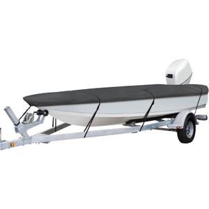 Classic Accessories StormPro Heavy-Duty Boat Cover, Fits Boats 12 ft - 14 ft Long x 68 in Wide