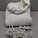 Heated Mattress Pad King Size - Embossed Electric Mattress Pad Cover Dual Control - 1-10 Hours Auto Shut Off with Deep Pocket White