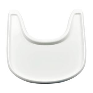 High Chair Tray Compatible with Stokke Tripp Trapp Chair with Smooth Surface and Strong Suction - Made from Food Safe Plastic (BPA BPS BPF Lead and Phthalate Free) - White