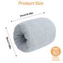 KAKIBLIN Baby Feeding Arm Pillow,Baby Nursing Arm Breastfeeding Pillows Support for Newborn Mom and Babies,Portable and Washable,Ergonomic Nursing Essentials, Travel Pillows for Newborn (Dark Gray)