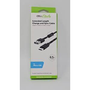 CELL CANDY Fast Charge and Sync Cable 3 ft Micro USB