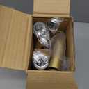 Gold Wrap Around Curtain Rods for Windows 28 to 60:Blackout Heavy Duty Adjustable Curtain Rod Room Darkening Modern Industrial Curved French Return Metal Drapery Rods Easy Install Brass Gold