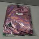 Men's 70s Disco Outfit Rainbow Suit Sequin Jacket and Pants Halloween Party Costume (Medium, Z2981pk)