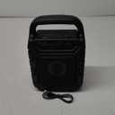 iLive Electronics ISB199B Wireless Tailgate Party Speaker, with LED Light Effects and Built-in Rechargeable Battery, Black