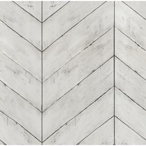 CiCiwind Wallpaper Peel and Stick White Grey Wood Wallpaper Distressed Wood Textured Contact Paper Herringbone Self Adhesive Removable Wallpaper for Bathroom Cabinets Decor 78.7"16.8"
