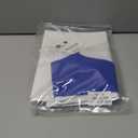 LASLULU Womens Double Layered Sports Bra Adjustable Spaghetti Straps Sexy Scoop Neck Wireless Padded Workout Yoga Crop Tops (Small,  Blue)