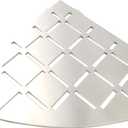 FROSCH Stainless Steel Shower Shelf, Corner - Quadrant (Brushed)