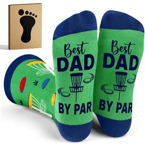 VICRAZY Golf Gifts for Men, Women - Golf Accessories, Golf Socks for Dad, Mom - Funny gift, Christmas Gifts, Stocking Stuffer (Disc02)