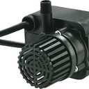 Little Giant PE-1F-PW 115 Volt, 1/125 HP, 170 GPH Submersible Direct Drive Fountain Pump with 15-Ft. Cord, Black, 566608