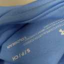 Under Armour Mens ColdGear Armour Fitted Mock (Small, Carolina Blue/White)