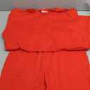 Ekouaer Women Cotton Lounge Sets Summer Outfits T-Shirt Top and Biker Short Set 2 Piece Matching Tracksuit (Large)