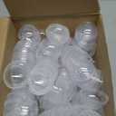 Sosation 150 Pcs 1.77 Inch Gumball Vending Machine Capsules Empty Round Plastic Containers for Prizes Party Favors (Minimalist Style)