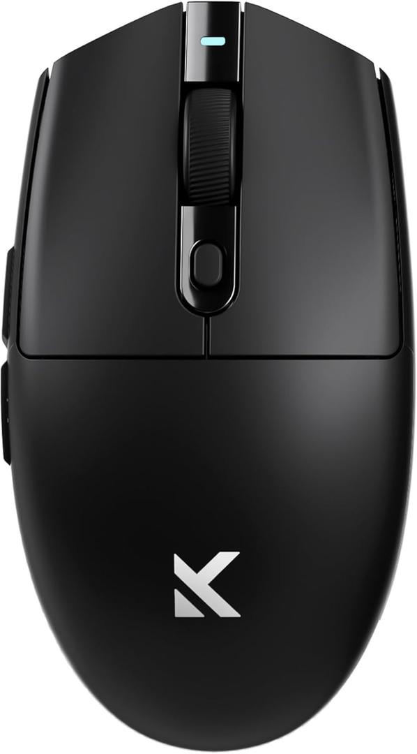 G3 Wireless Gaming Mouse, Symmetrical, PAW3311, 12K DPI, Tri-Mode Connection, Wireless/Wired 1K Polling, 64g Weight, 130 Hours Battery Life (G3, Black)