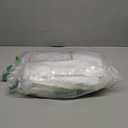 Barossa Design Long Shower Curtain with 78 inch Height, Fabric, Waffle Weave, Hotel Luxury Spa, Water Repellent, Machine Washable, 230 GSM Heavy Duty, White Pique Pattern Decorative Bathroom Curtain