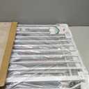 Mom's Choice GROWNSY Baby Gate, 30.5"-53" Auto-Close Dog Gate for Stairs & Doorways, Pressure-Mounted Easy Install Baby Gate - No Drill, Walk Through, Safe & Durable (White)