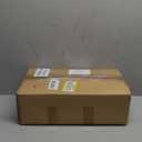 QWORK 6 Pack 20 oz Stainless Steel Glass Kitchen Canisters Set, Airtight Food Storage Containers with Window, for Flour Cookies Spices Grains