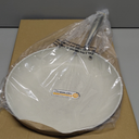 Mueller Frying Pan, Heavy Duty German Stone Coating Non Stick Frying Pans, No PFOA or APEO, Paella Pan, Dishwasher and Oven Safe, Even Heat Distribution, Cool Stainless Steel Handle, Light Grey (10 Inch)