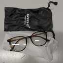 Gaoye Blue Light Blocking Glasses, Retro Round Eyewear Frame Anti Eyestrain Computer Glasses for Women Men (Tea Leopard/Transparent Lens)
