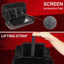 LM BODYCARE Carrying Case for Nintendo Switch 2 (2025), Large Capacity Portable Hard Shell Pouch Carrying Travel Game Bag for Switch 2, with 10 Game Card Slots & Pockets for Console & Accessories