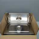 WantJoin Steam Table Hotel Pan Lids - 6 Pack 1/1 1/2 1/3 Full Half Third Size Notched Slotted Cover with Handle for Stainless Steel Metal Tray Set Food Storage Container Commercial Restaurant Warmer