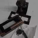 Anti Theft Ring Doorbell Mount: Metal Ring Apartment Door Mount Blink Doorbell Camera Holder No Drill - Renter Friendly Ring Doorbell Mount No Damage (Frosted Bistre)