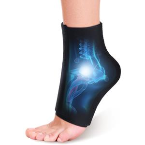 beister Ankle Ice Pack Wrap, Hot/Cold Therapy Ice Wrap for Foot Pain Relief, Swelling, Heel Pain Relief, Plantar Fasciitis, Achilles Tendonitis Relief, Sprained Ankle Compression
