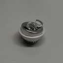 Jarware Stainless Steel 2-in-1 Drink and Fruit Infusion Lid, Regular-Mouth, Silver